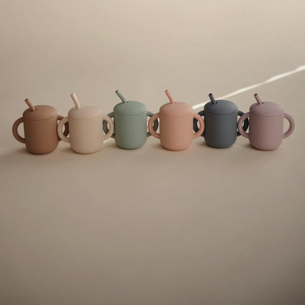 Silikon Trainingsbecher Ivory