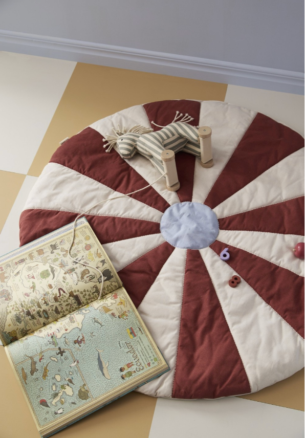 Spielzmatte Zirkus Rot