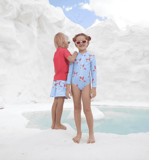 Kindisch Kinder-Badehose Parrot für den Sommer