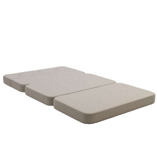KK 3 Fold Sofa - Sand w. Sand