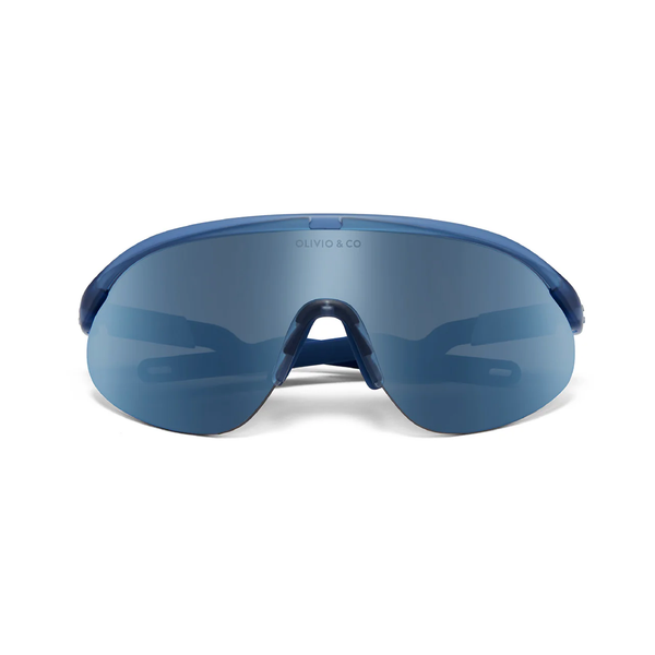 Junior Half-Rim Sport Sunglasses Azure Blue