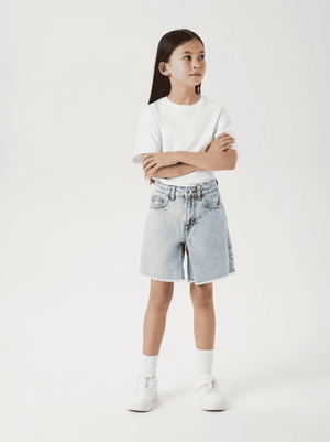 Name it Wide Jeans-Shorts mit weitem Bein
