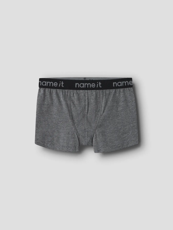3-Pack Boxershorts Tea Leaf / Dark Grey Melange