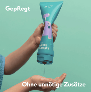 Naïf 2-in-1 Kids Shampoo Rückseite mit Inhaltsstoffen