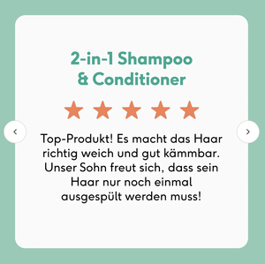 Naïf 2-in-1 Kids Shampoo & Conditioner natürliche Pflege