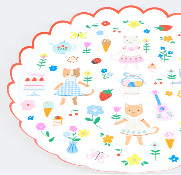 Assiettes Kitten Club (x8)