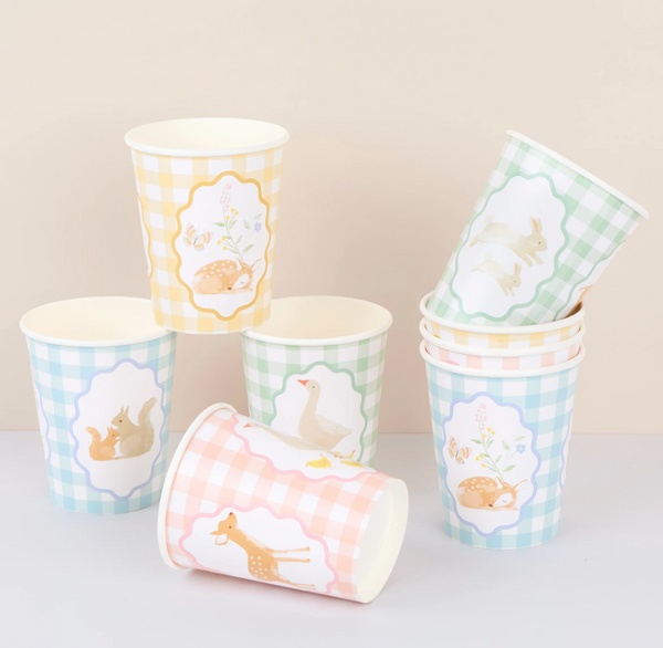 Partybecher Little Animals (8x)