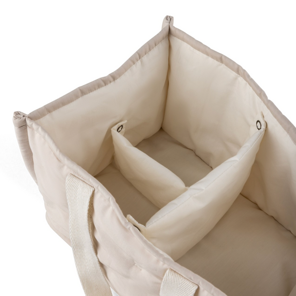 Panier de rangement pour accessoires de langer Morning Beige