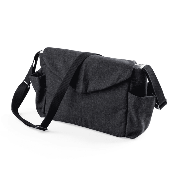 Sebra Mini-Wickeltasche Dark Grey mit Fächern für Wickelzubehör