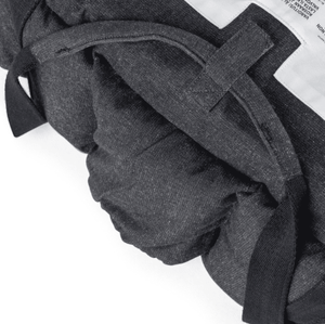 3-in-1 Kapok-Nestchen von Sebra in Dark Grey Melange im Detail