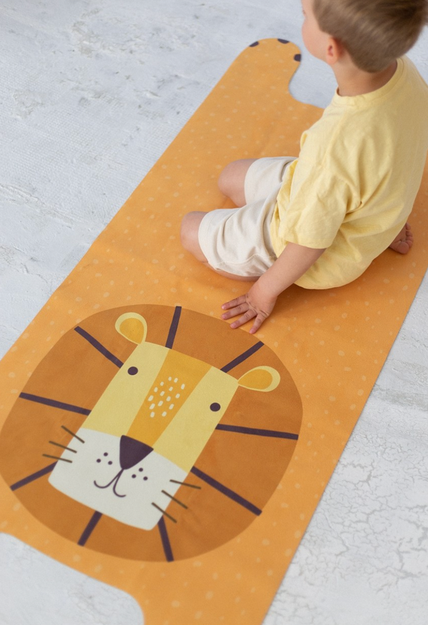 Kinder-Yogamatte Leo der Löwe