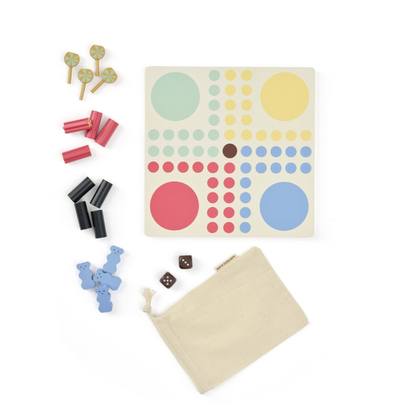 Brettspiel Swedish Candy von Kids Concept, Spielschachtel und Inhalt