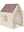 Kids Concept Hauszelt in Dusty Blue kariert mit Eingang und Fenstern