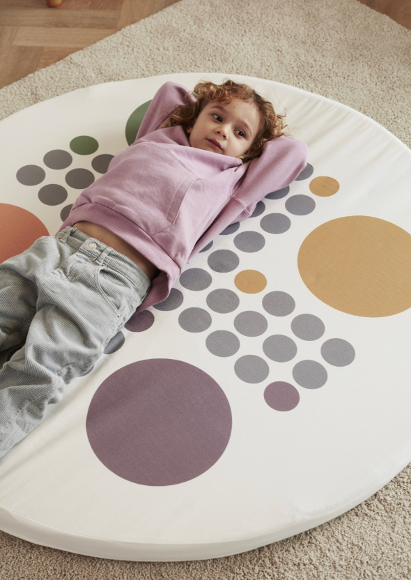 Ludo game floor cushion (110 cm)