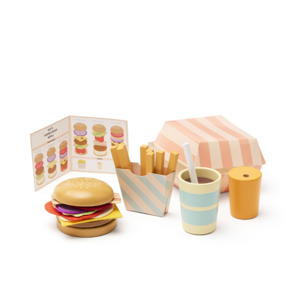 Hamburger menu playset