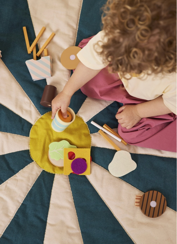 Hamburger menu playset