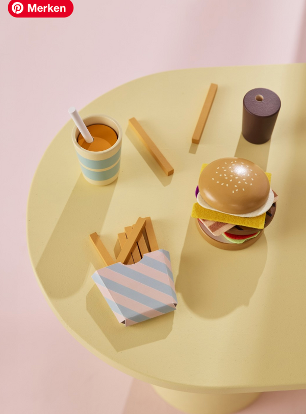 Hamburger menu playset