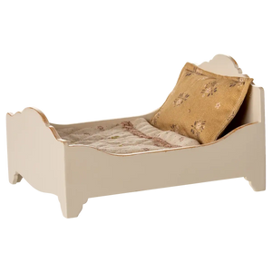 Maileg Holzbett Creme für zwei Mäuse