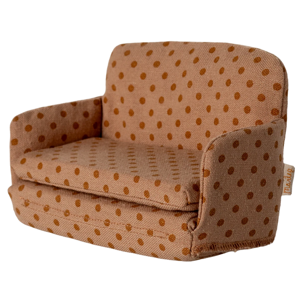 Canapé-lit souris à pois 