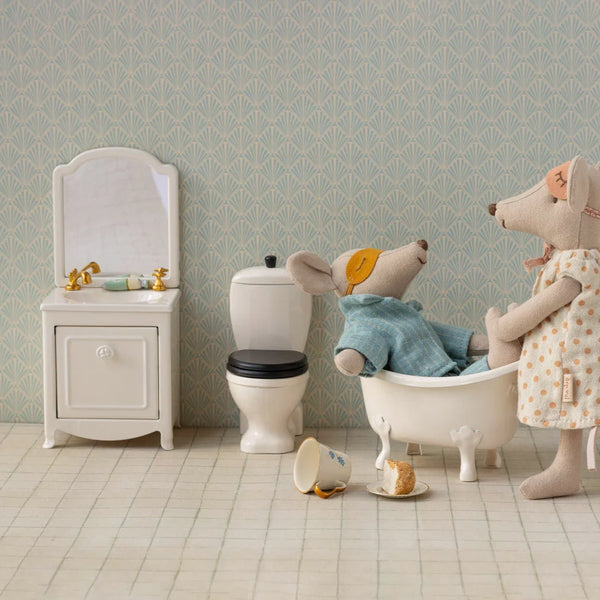 Washbasin with mirror Mouse Cream