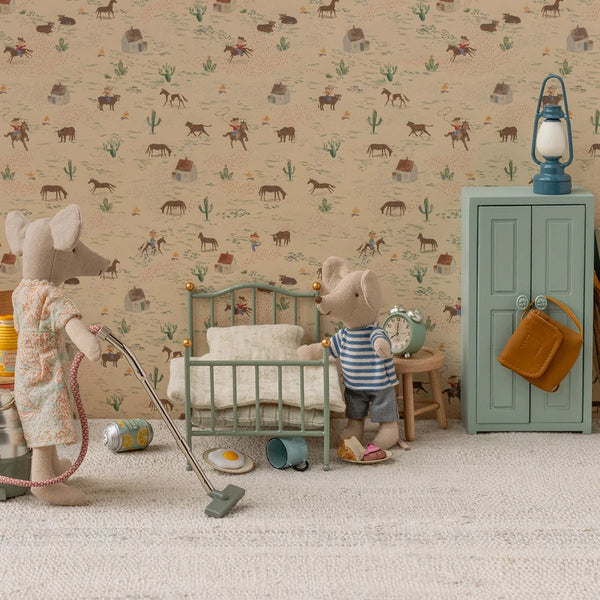 Vintage Einzelbett Maus Mint