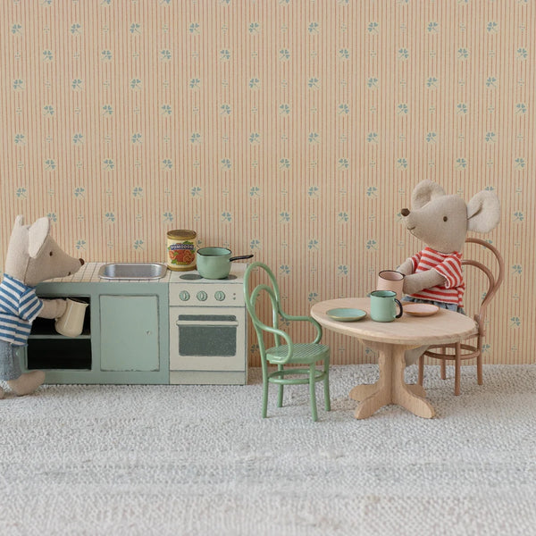 Vintage Stuhl Maus Dark Powder