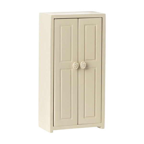 Holz Kleiderschrank Maus Cream