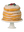 Partytorte Maus Off White
