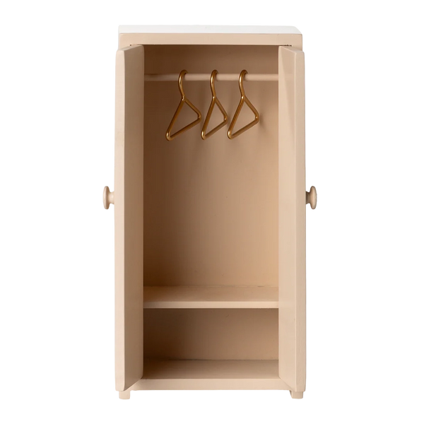 Holz Kleiderschrank Maus Light Rose