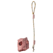 Haustierhalsband und Leine Rosa