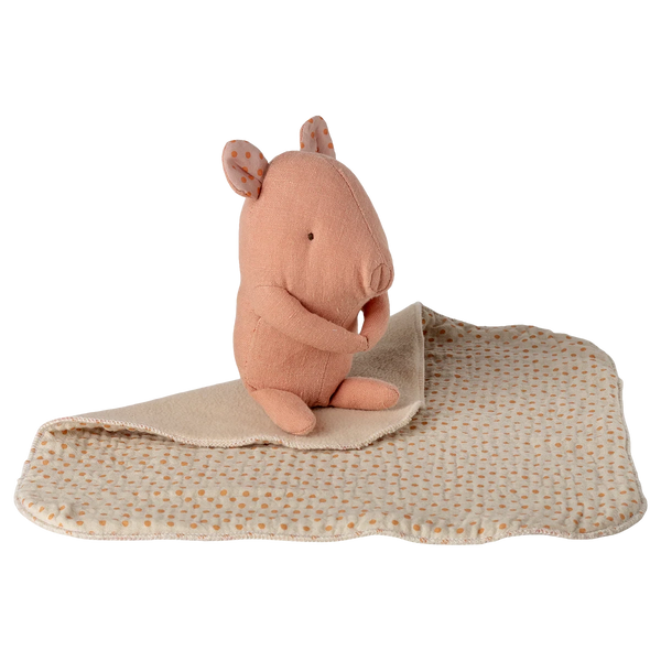 Lullaby Kuschelfreund Schwein Mini Rose