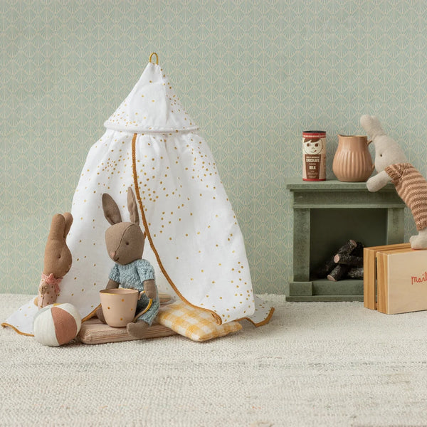 Miniature Betthimmel Off white