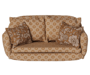 Maileg Schlafsofa Maus Gross in Ocker