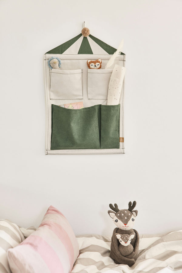 Zirkus Wandaufbewahrung Clay/Green