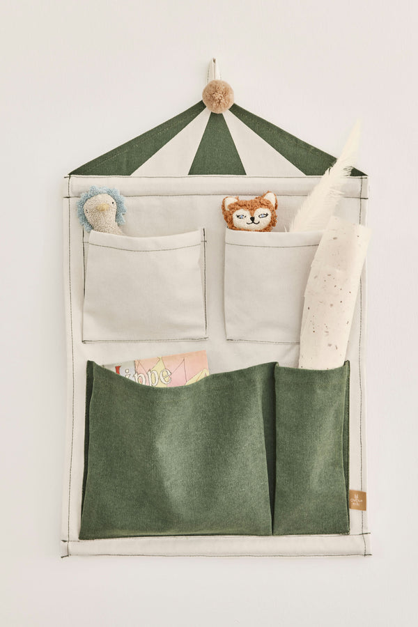 Zirkus Wandaufbewahrung Clay/Green