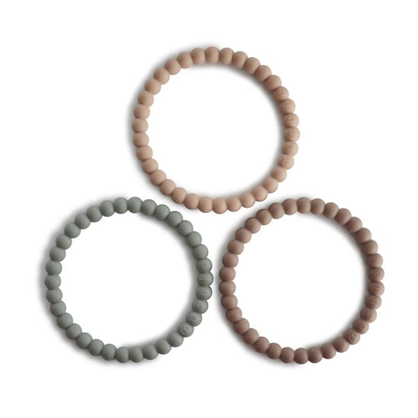 Anneau de dentition bracelet Sauge sclarée/Toscane/Sable du désert