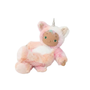 Olli Ella Kittycorn Pompom flauschiges Kuscheltier