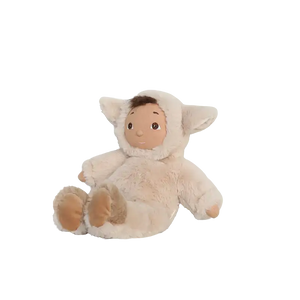 Olli Ella Puppe Tig im Lämmchen-Kostüm mit biegsamen Armen