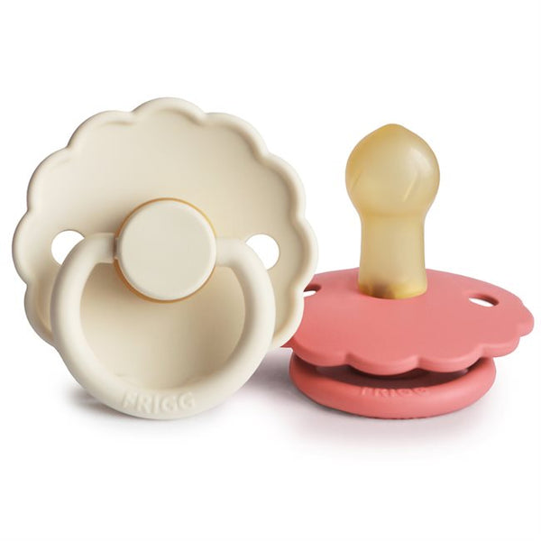 2-Pack Latex Pacifiers Daisy Cream/Poppy