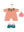 Dream Dinkum Piper Peach Clothing Set