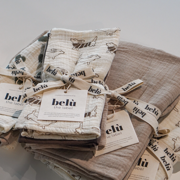Musselin Swaddle Natural