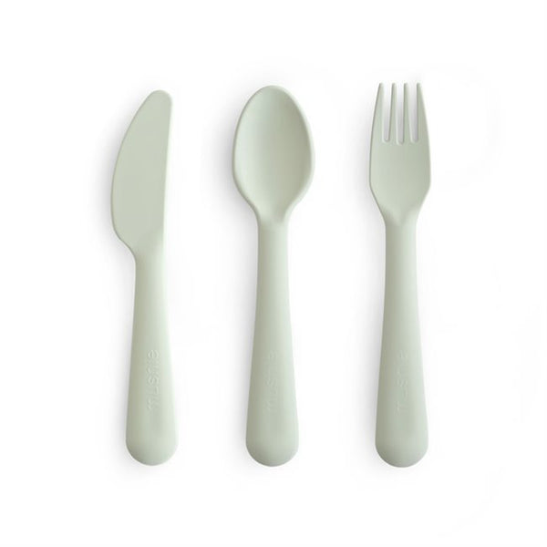 Children's cutlery set Sage