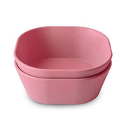 Bol carré rose poudré (lot de 2)