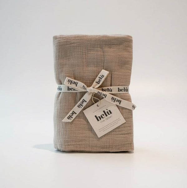 Lange en mousseline naturelle