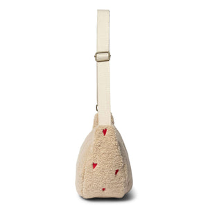 Ecru Teddy Hearts Gürteltasche von Studio Noos aus 100 % Polyester