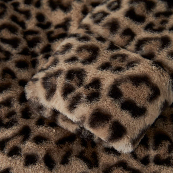 Veste teddy Mila Léopard Humus
