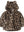 Veste teddy Mila Léopard Humus