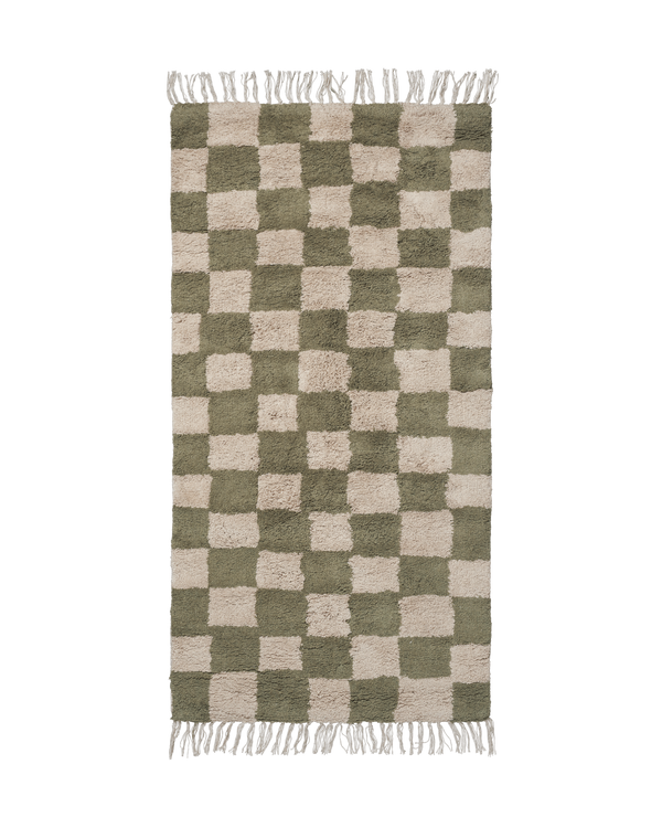 Waschbarer Teppich Mara Elm Green/Warm Sand