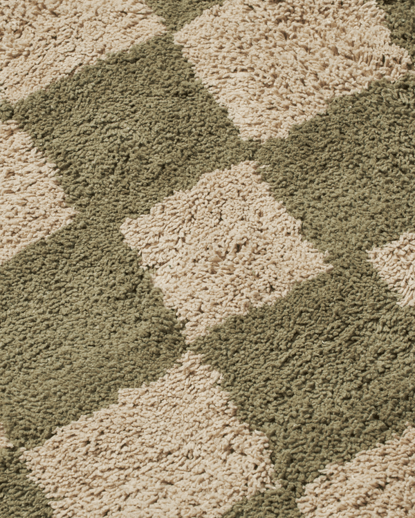 Waschbarer Teppich Mara Elm Green/Warm Sand