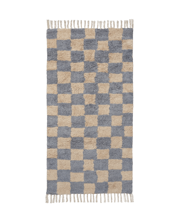 Waschbarer Teppich Mara Mist Blue/Warm Sand